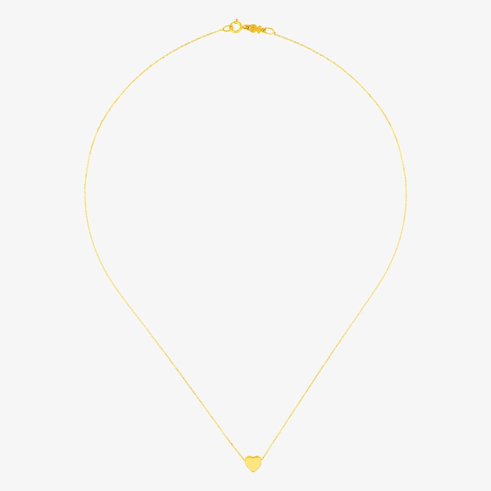 Collar XXS de oro motivo coraz&oacute;n Sweet Dolls