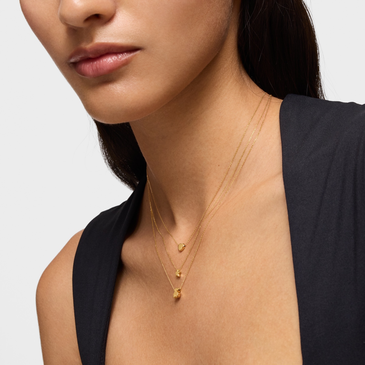 Gold Sweet Dolls XXS Necklace Heart motif image number 4