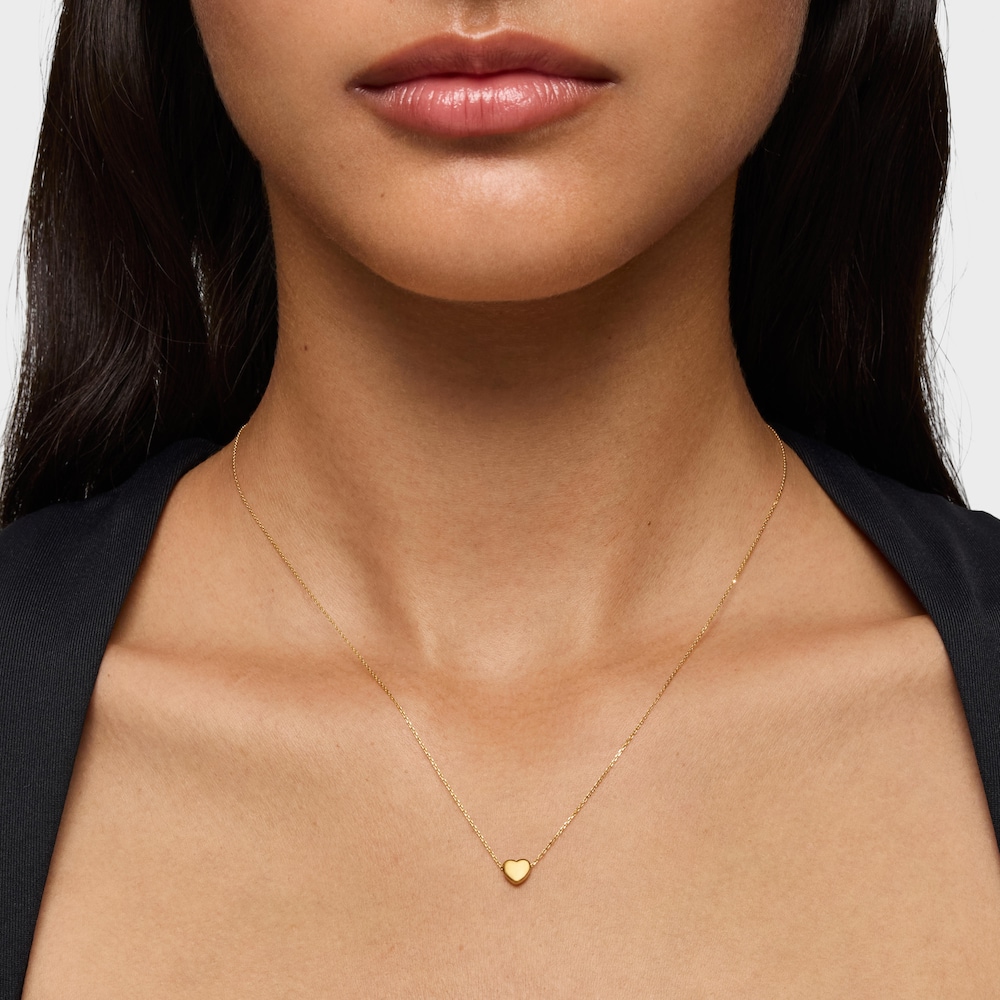 Collar XXS de oro motivo coraz&oacute;n Sweet Dolls