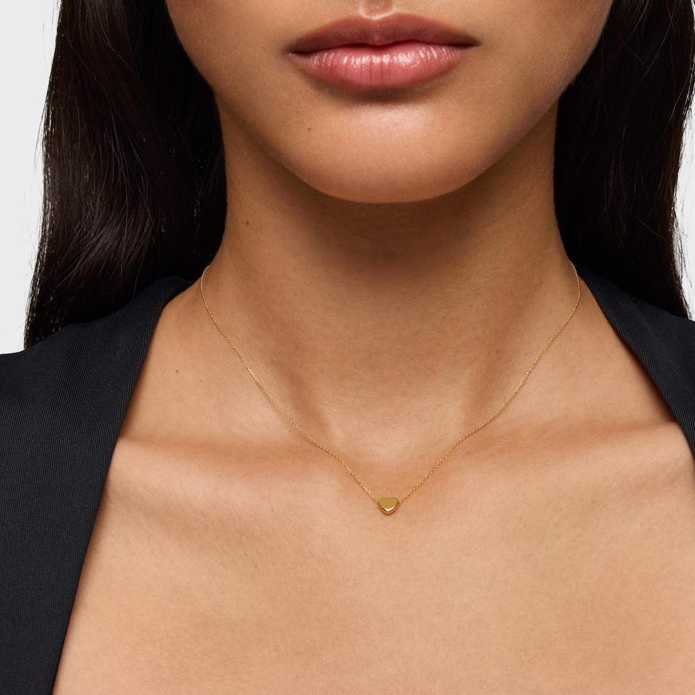 Collar XXS de oro motivo coraz&oacute;n Sweet Dolls