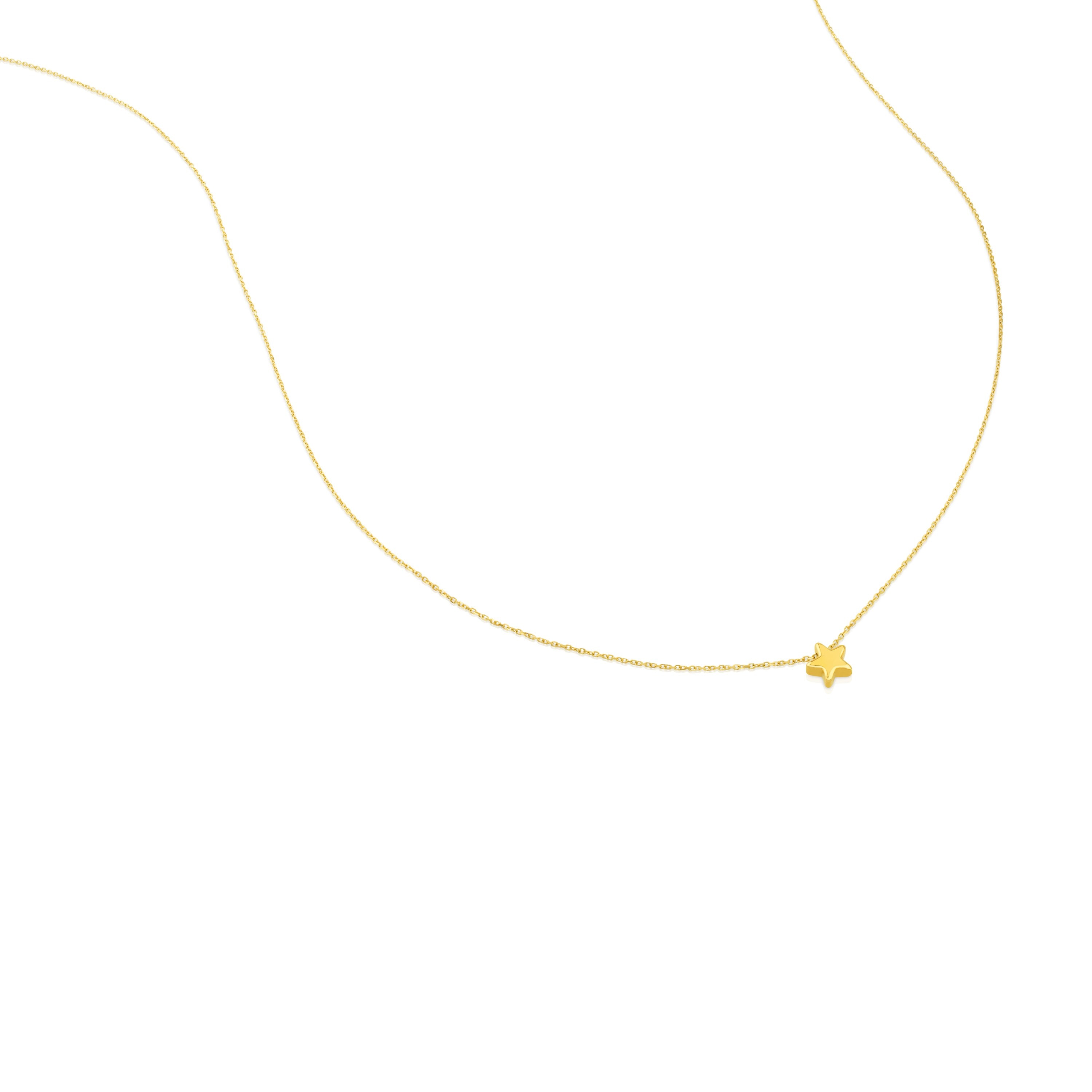 18K solid gold Sweet Dolls XXS Necklace Star motif.