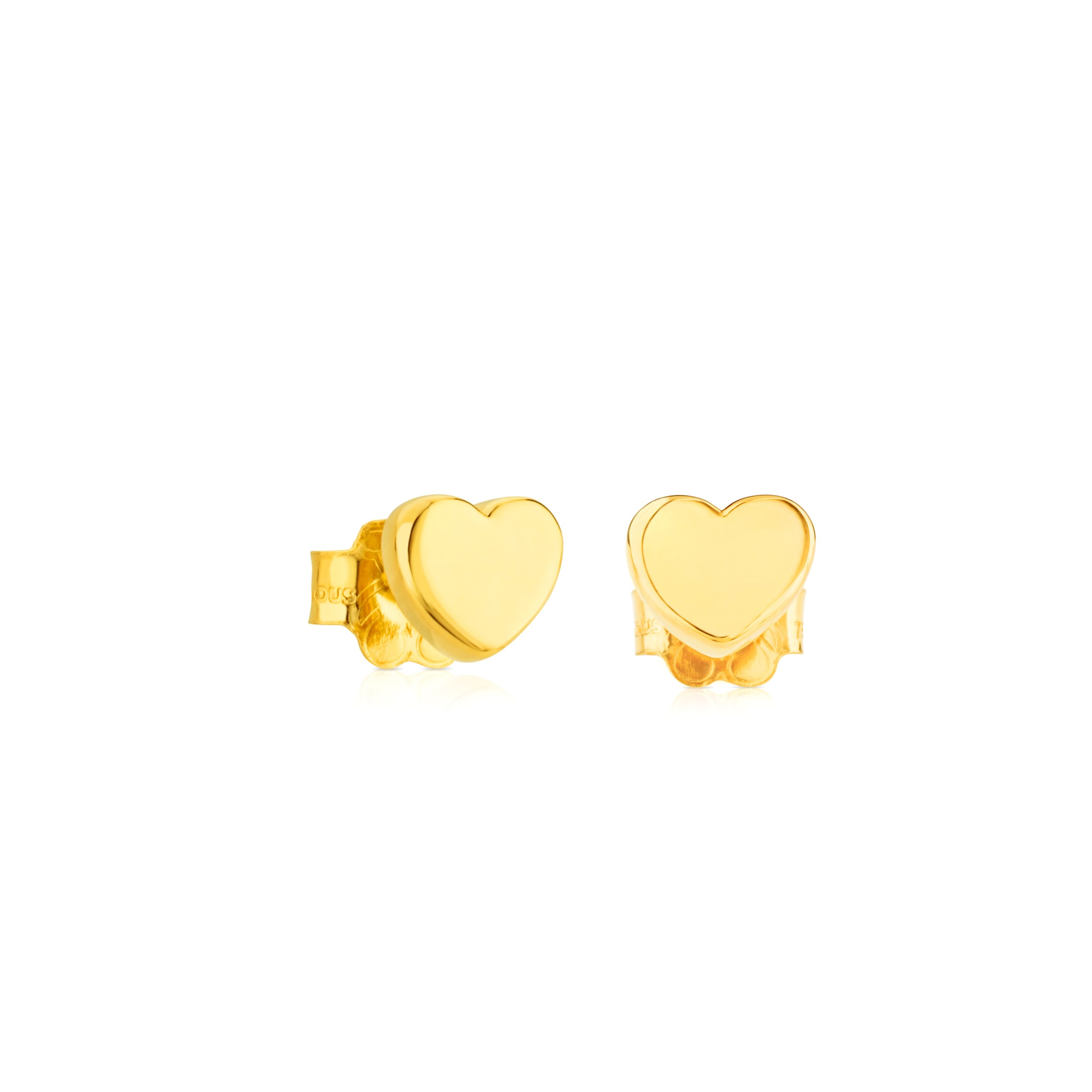 Gold Sweet Dolls XXS Earrings with Bear motif Pressure clasp