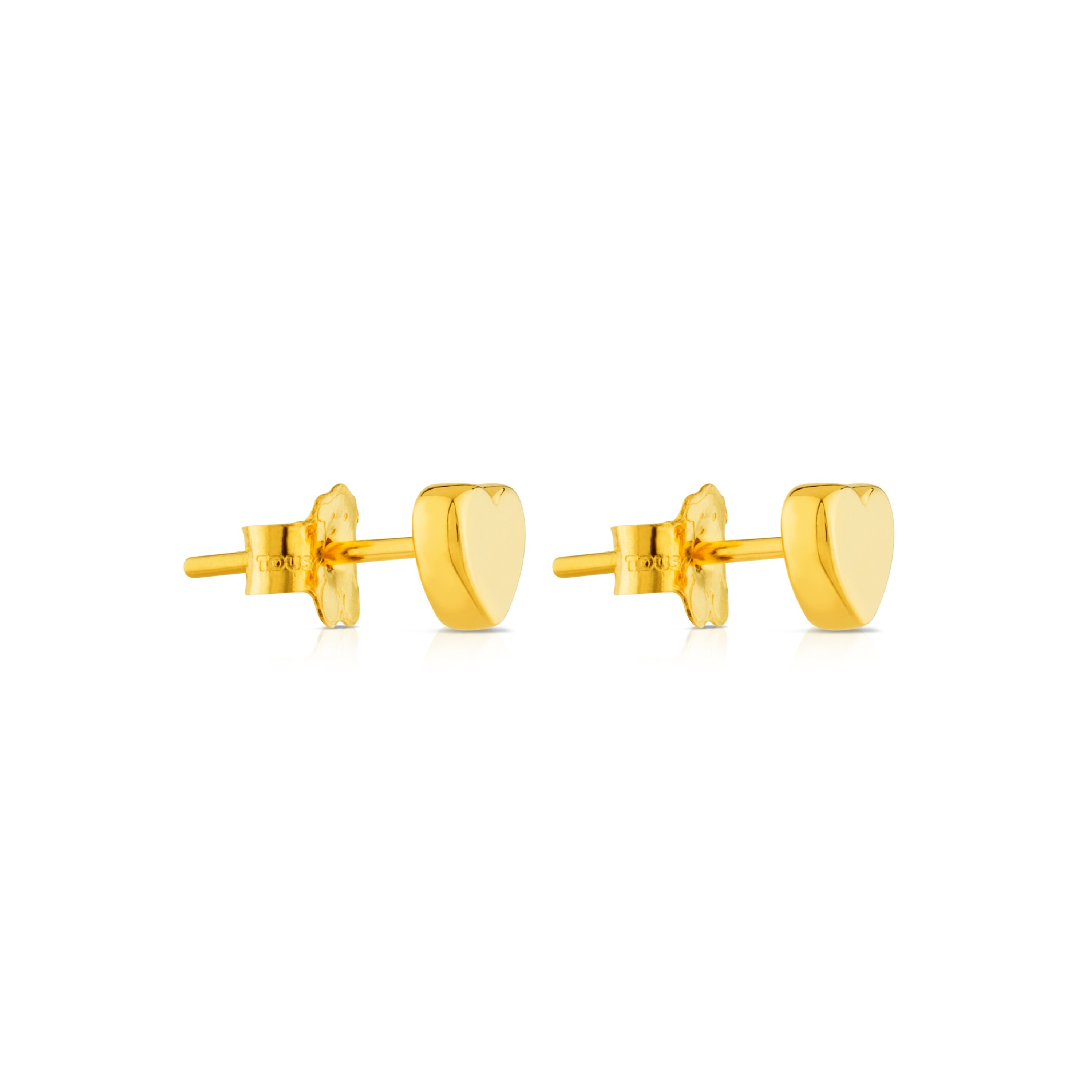 Gold Sweet Dolls XXS Earrings with Bear motif Pressure clasp