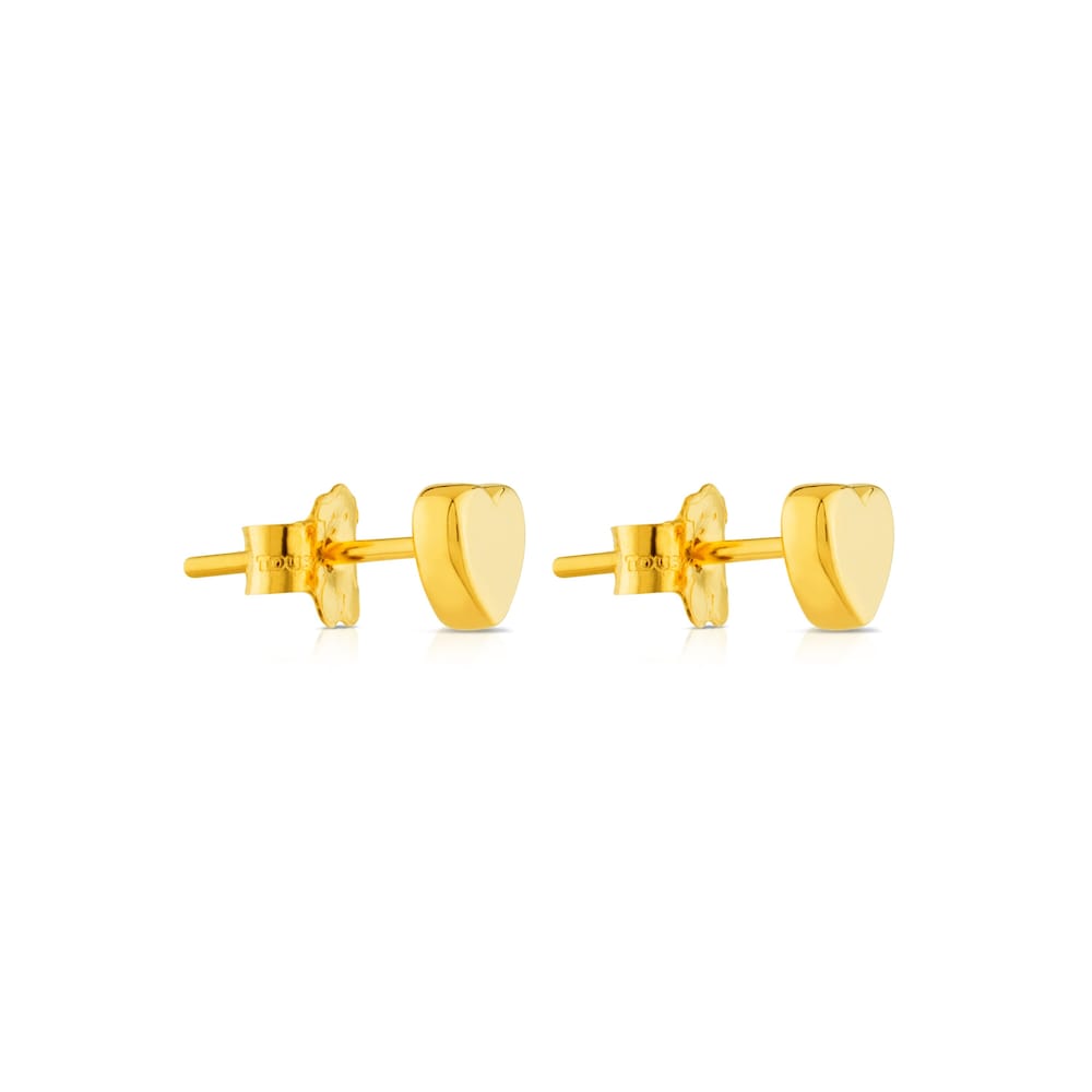 Gold Sweet Dolls XXS Earrings with Bear motif Pressure clasp