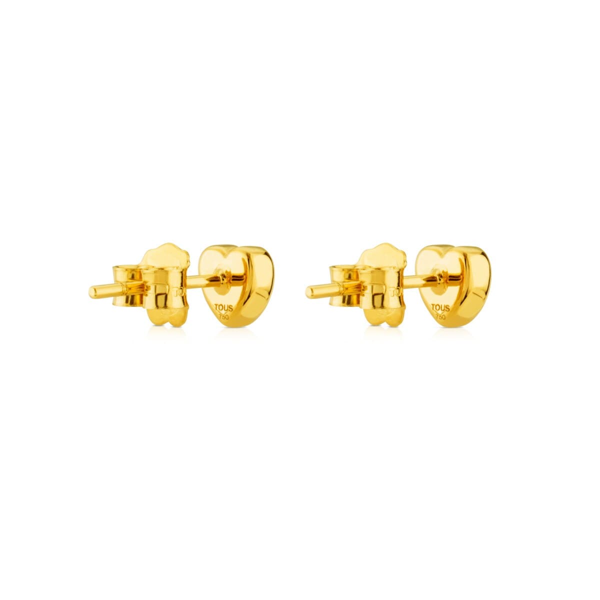 Gold Sweet Dolls XXS Earrings with Bear motif Pressure clasp