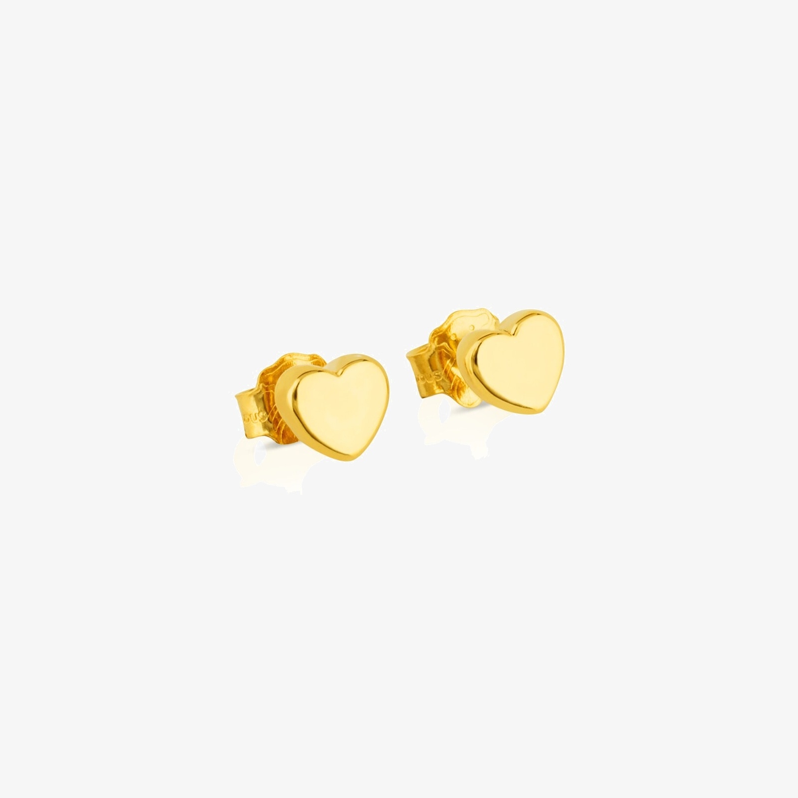 18K solid gold Sweet Dolls XXS Earrings with Bear motif. Pressure clasp.