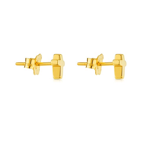 Pendientes de oro motivo cruz Sweet Dolls XXS
