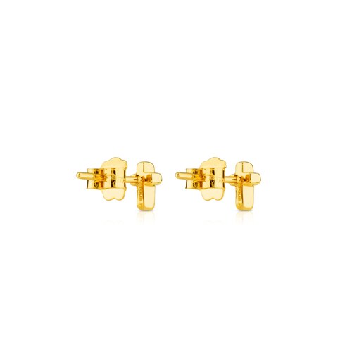 Pendientes de oro motivo cruz Sweet Dolls XXS