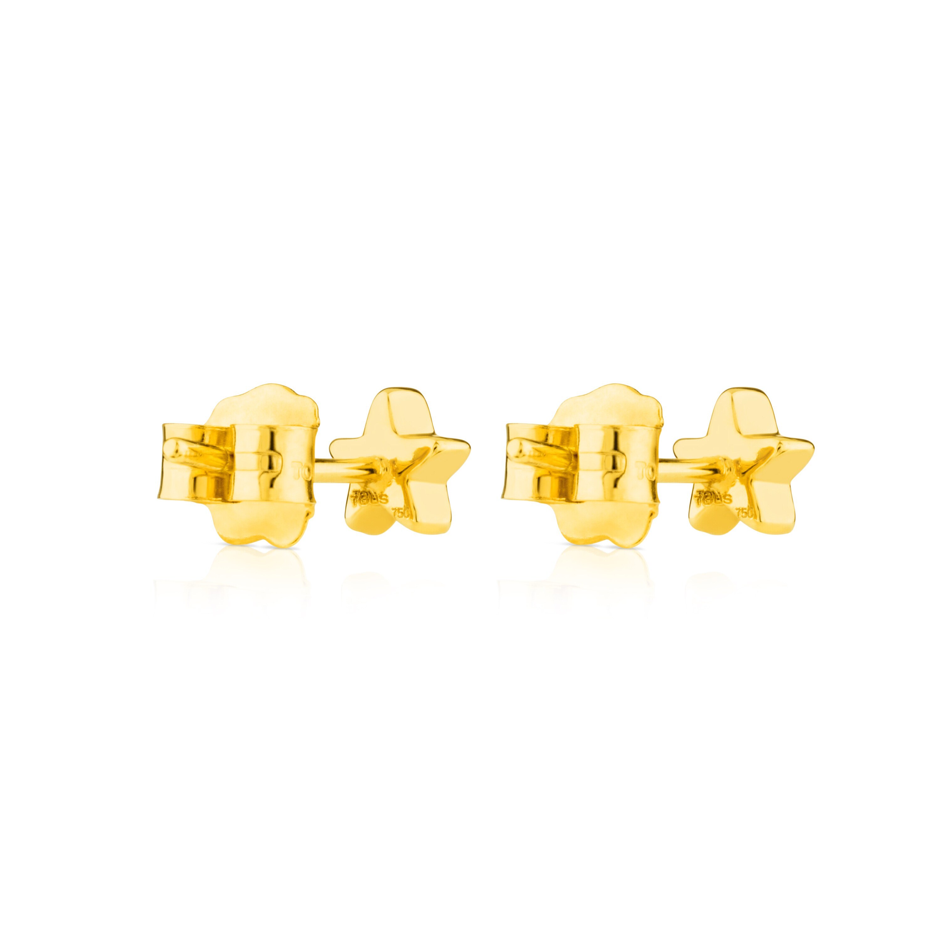 Gold Sweet Dolls XXS Earrings Star motif. Pressure clasp.
