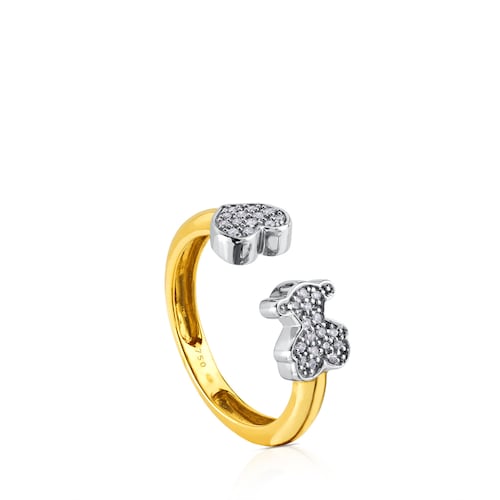 Anillo New Sweet Dolls de Oro con diamantes