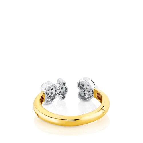 Anillo New Sweet Dolls de Oro con diamantes