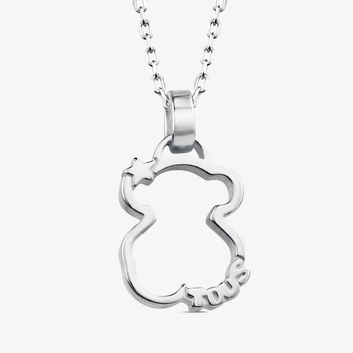 Tous - Collar De Plata Silueta - Plateado