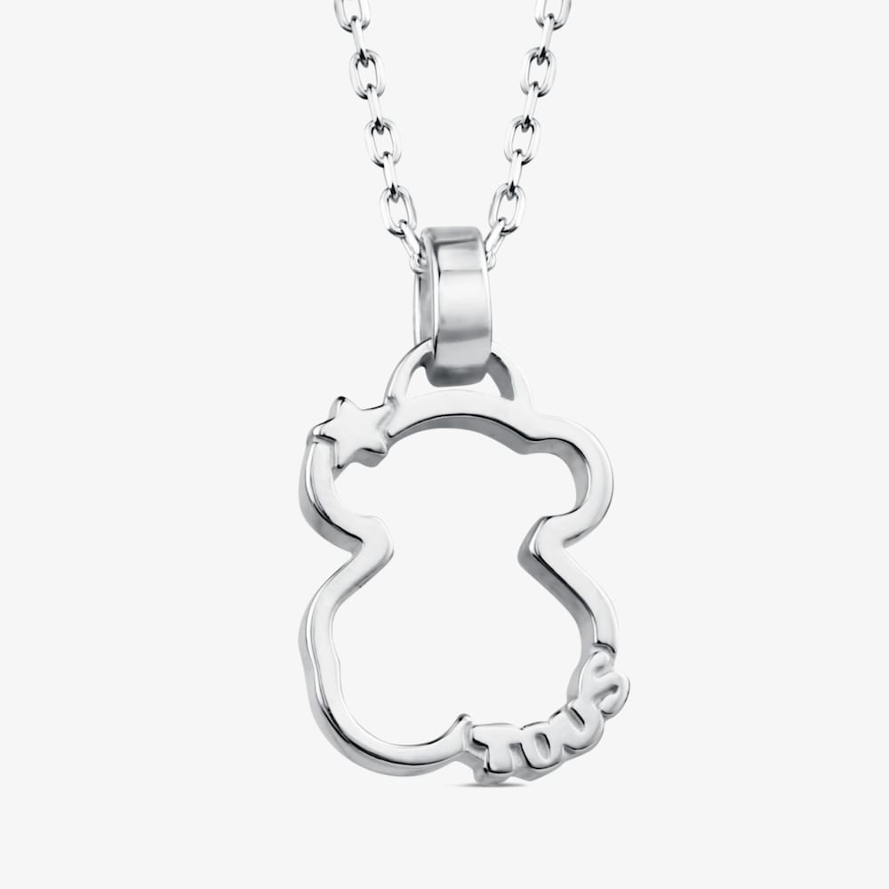 Collar de plata Silueta