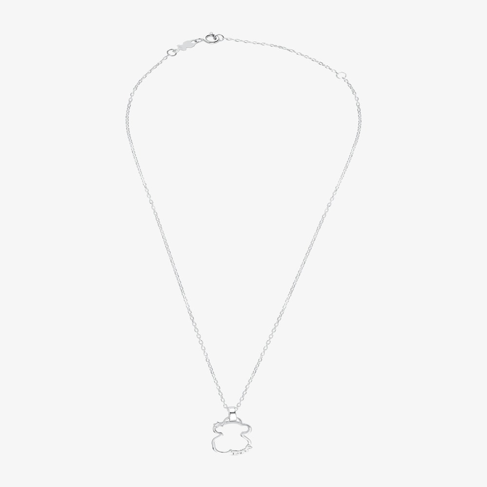 Collar de plata Silueta