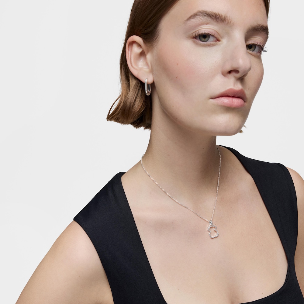 Collar de plata Silueta