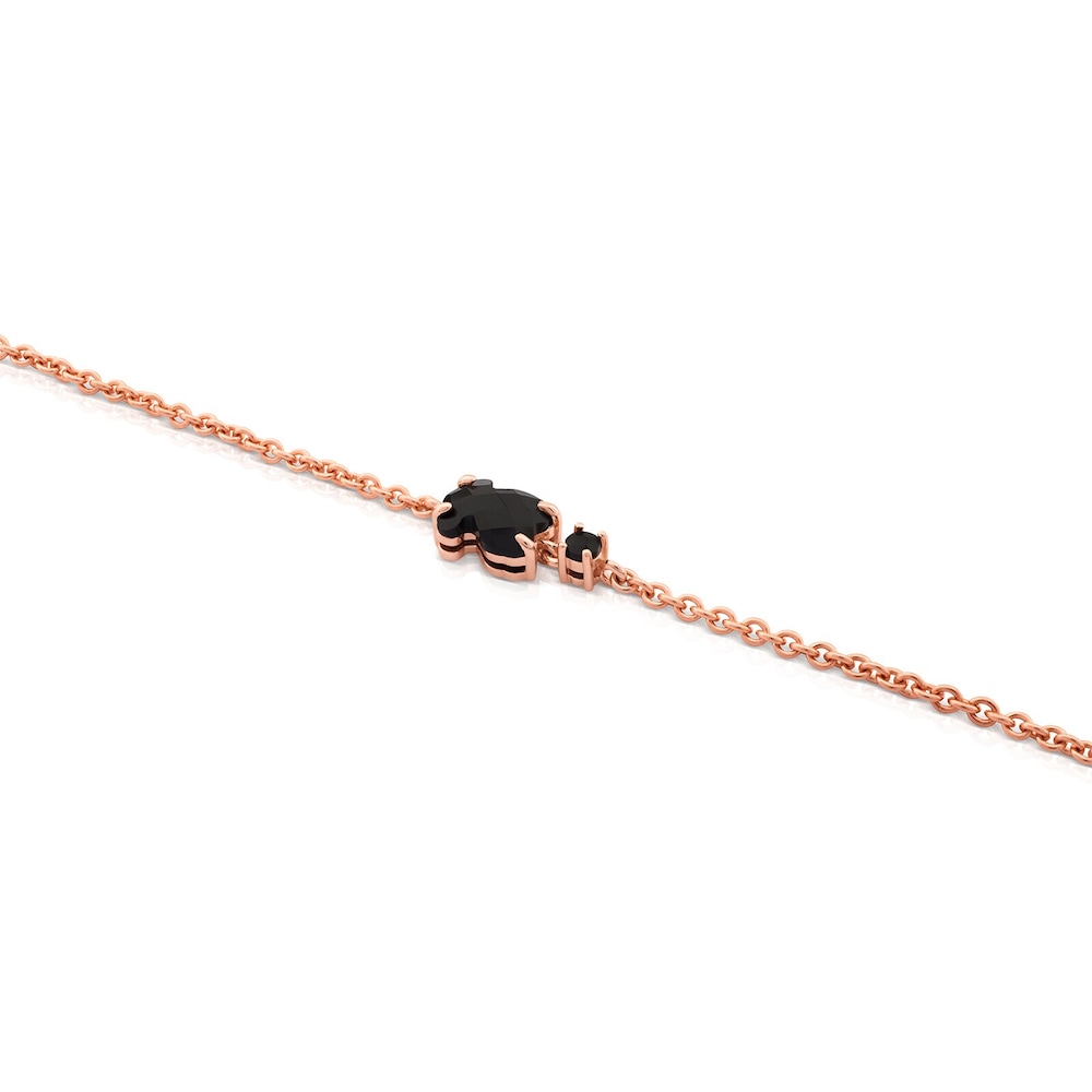 Pulsera con baño de oro rosa 18 kt sobre plata Erma Pulsera con baño de oro rosa 18 kt sobre plata Erma