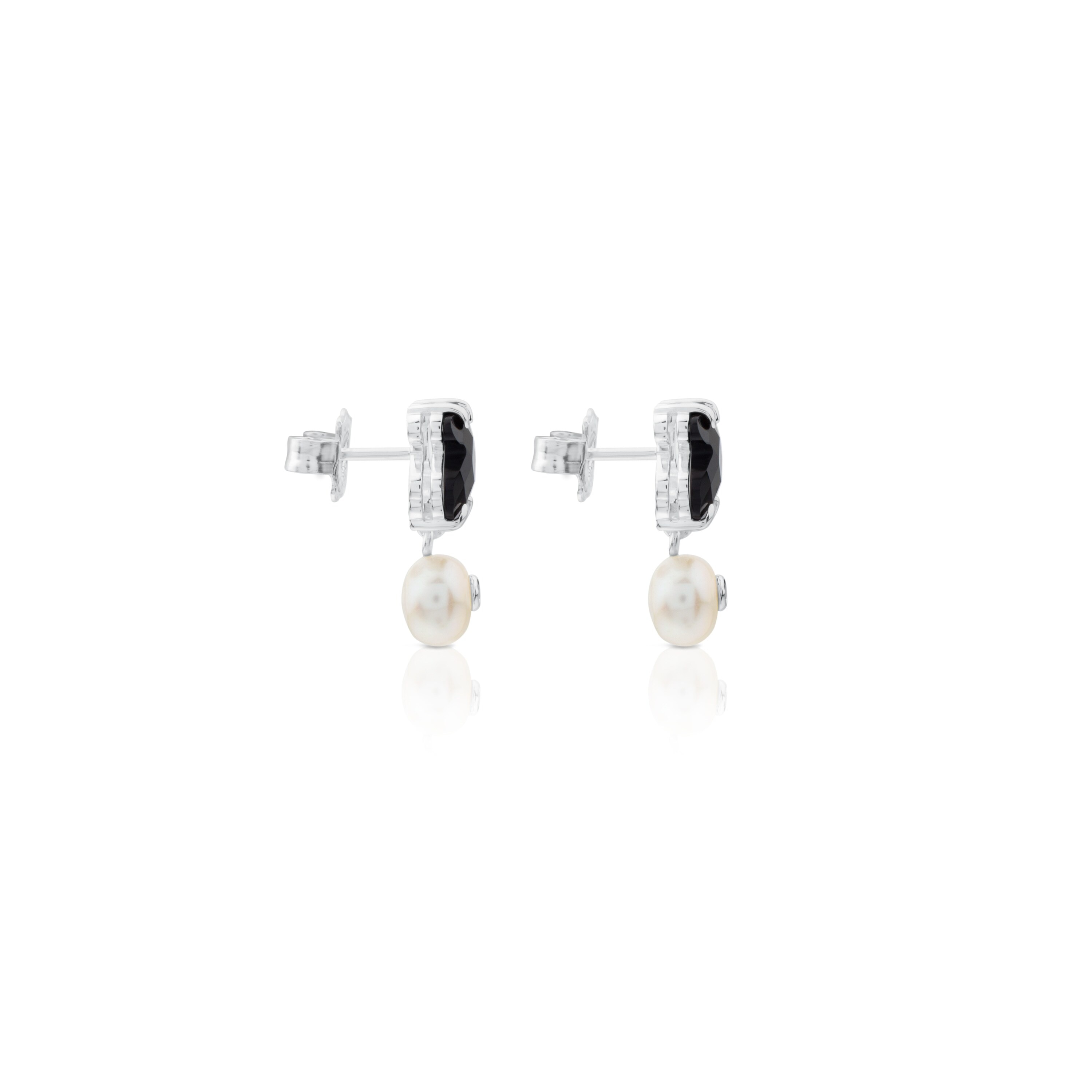 Pendientes de plata Erma