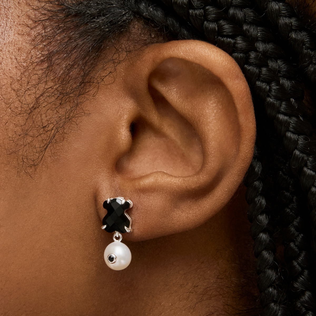 Pendientes de plata Erma