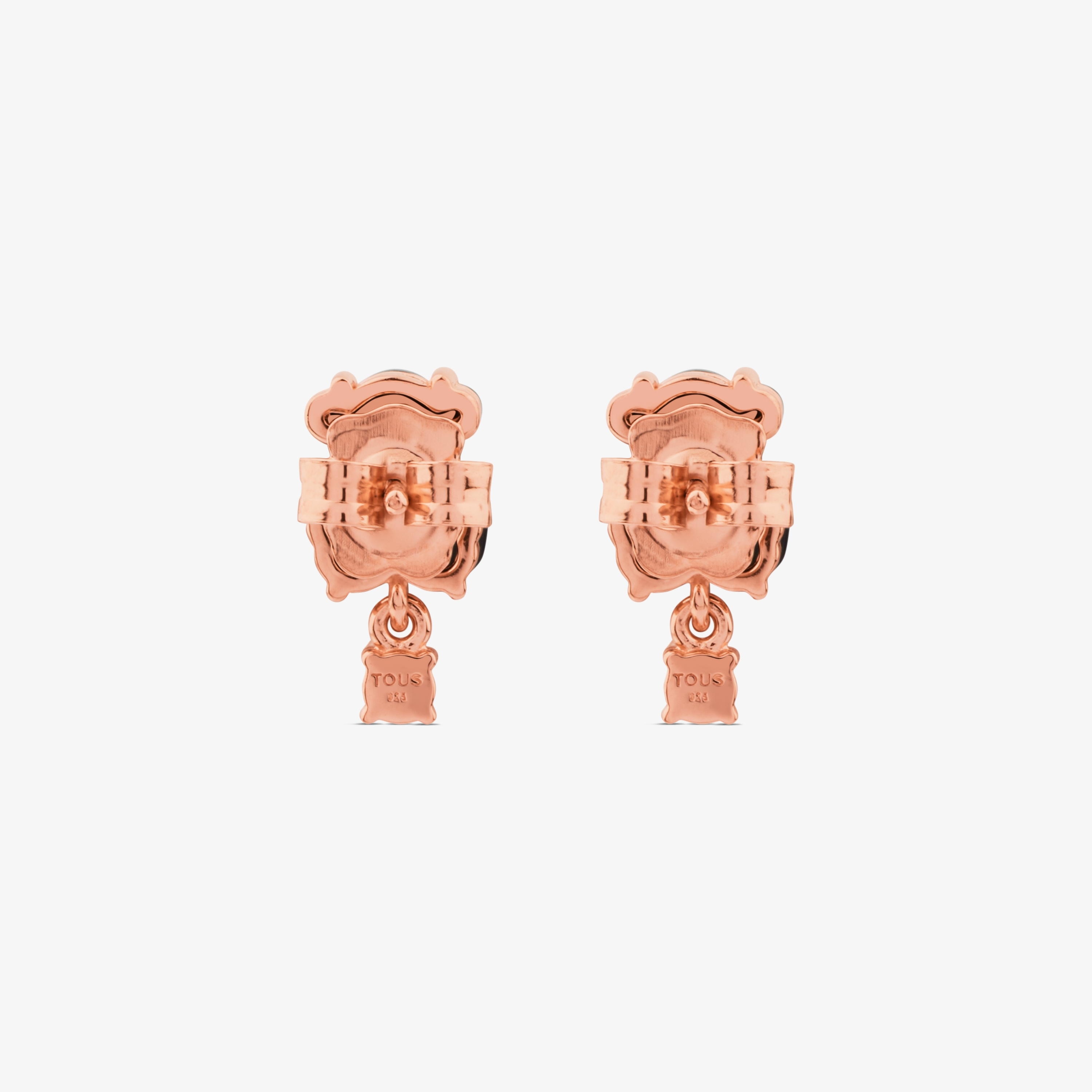 Rose 18K gold vermeil Erma Earrings 