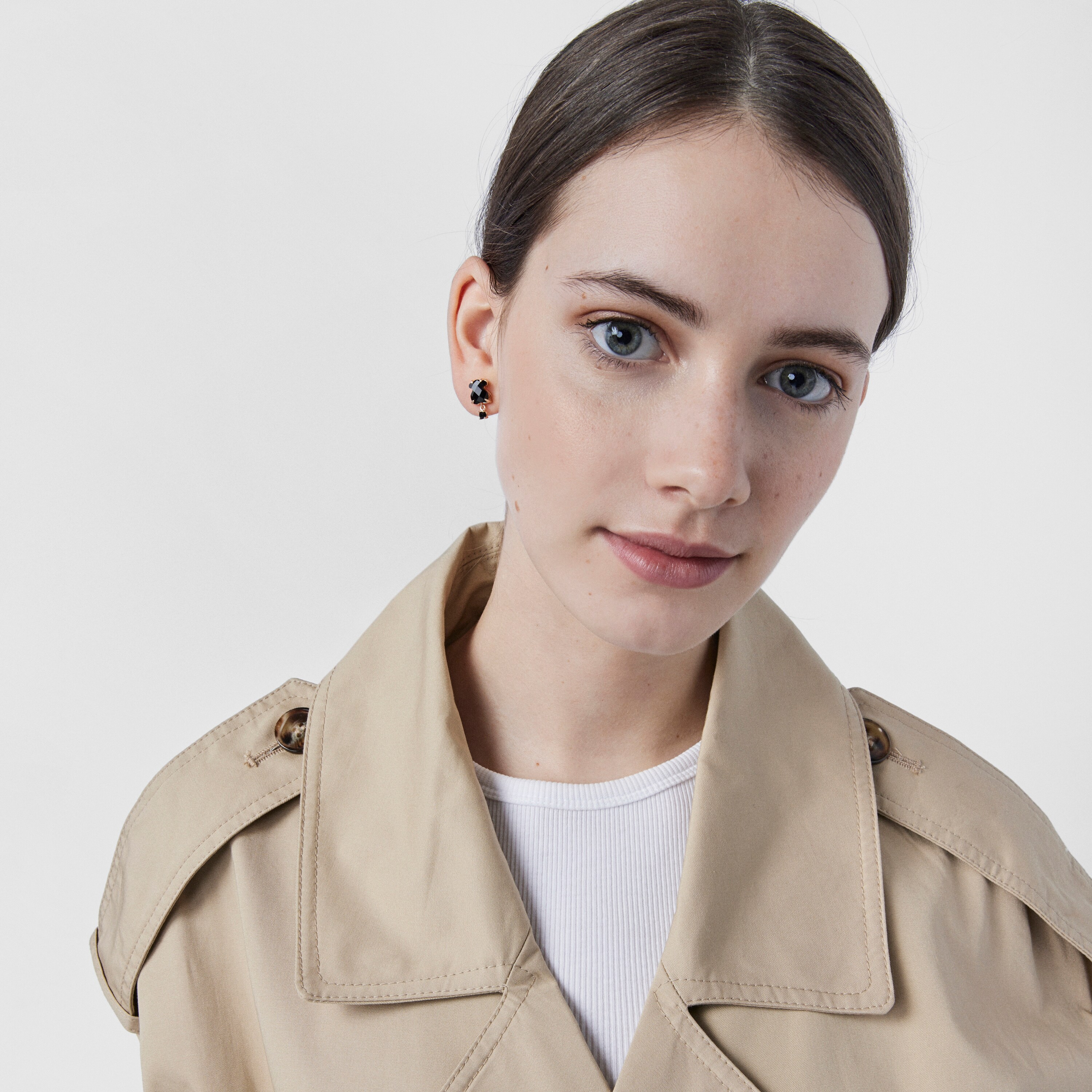 Rose Vermeil Silver Erma Earrings 