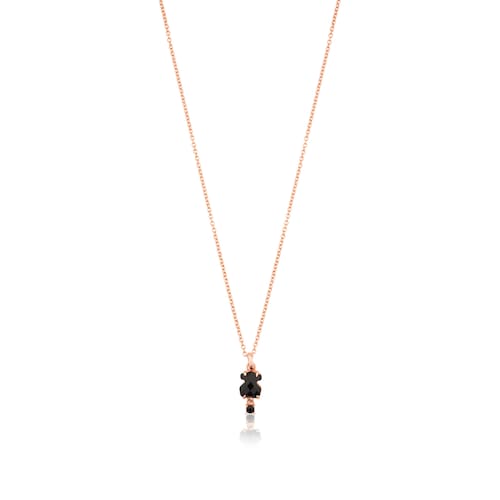Collar con baño de oro rosa 18 kt sobre plata Erma