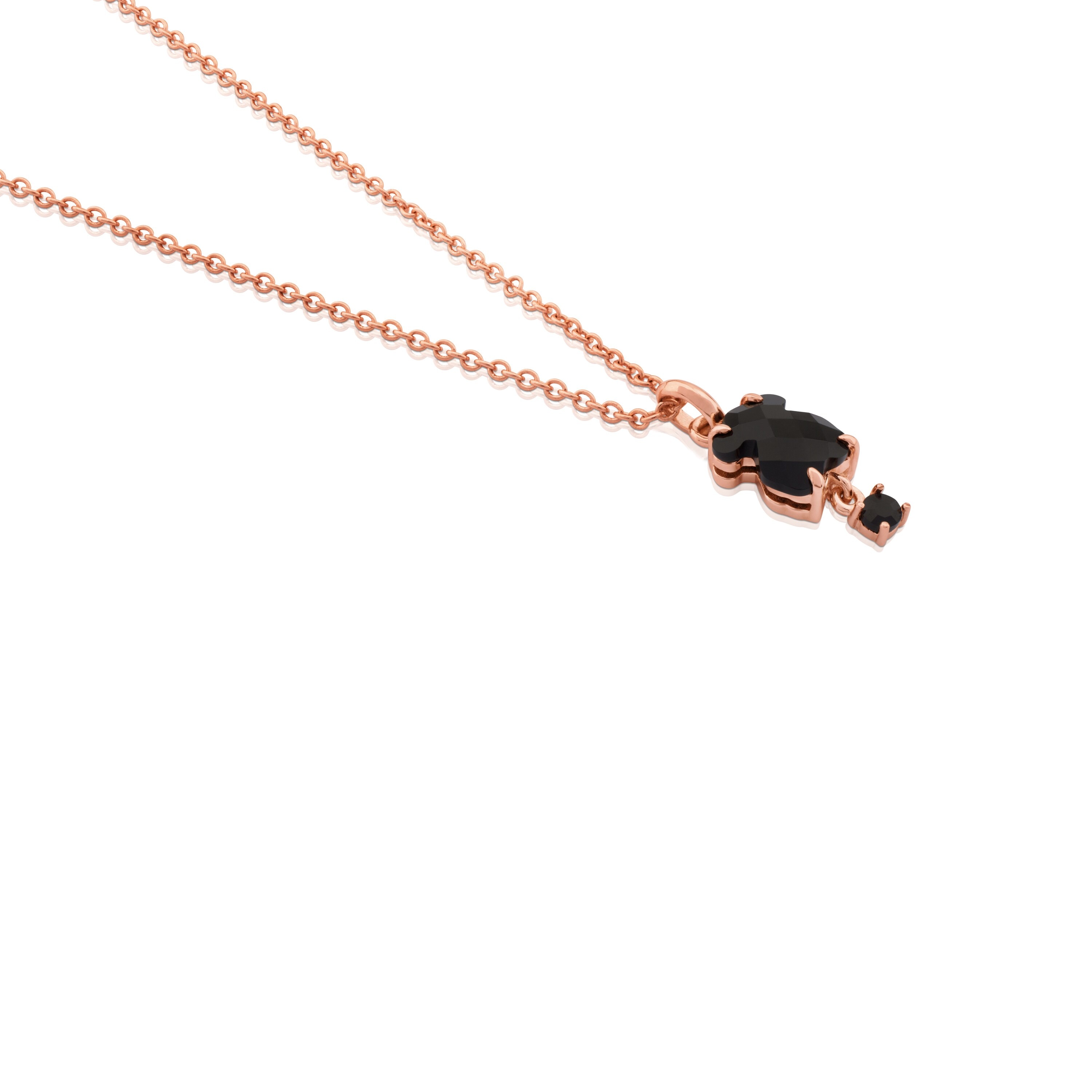 Rose Vermeil Silver Erma Necklace 