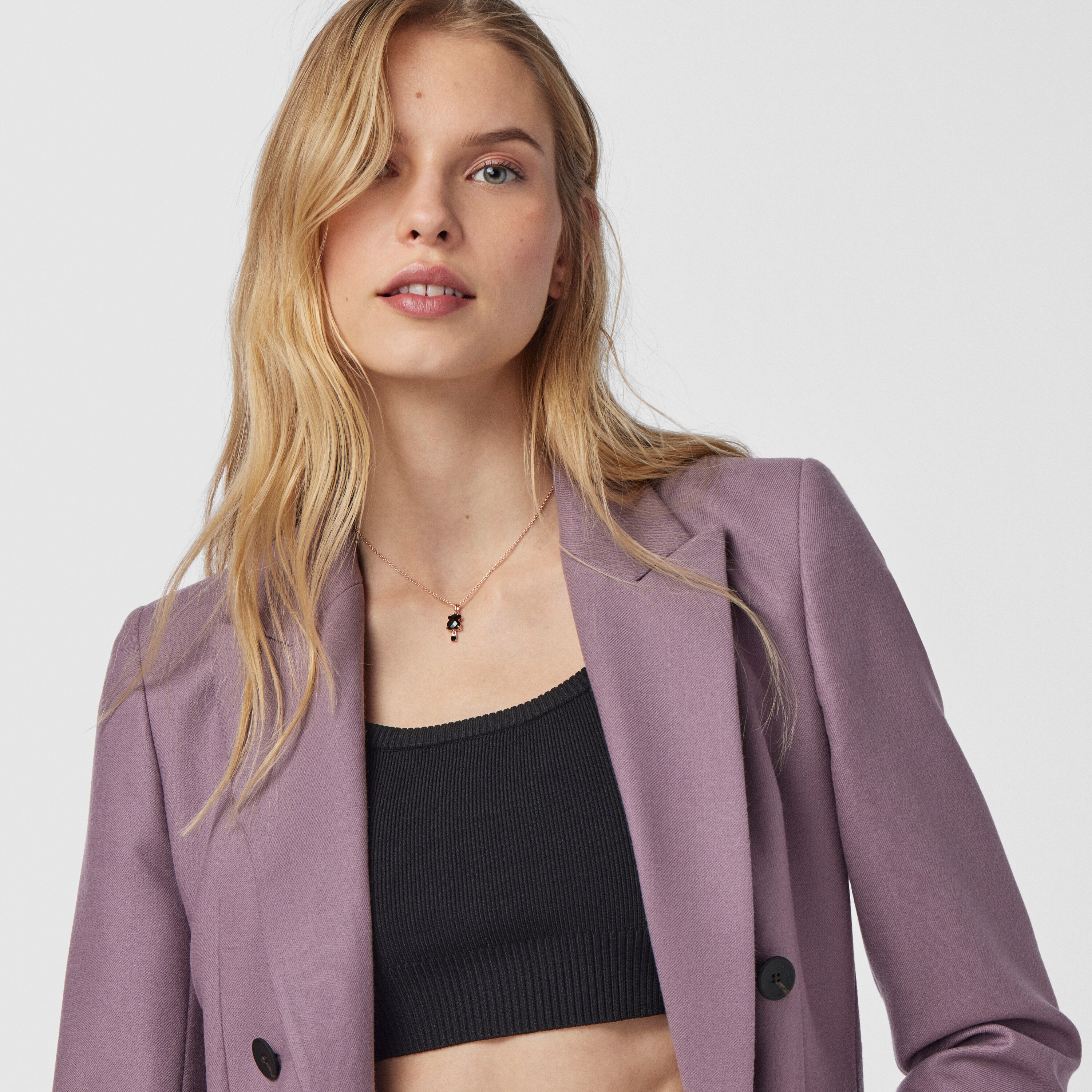 Rose Vermeil Silver Erma Necklace 