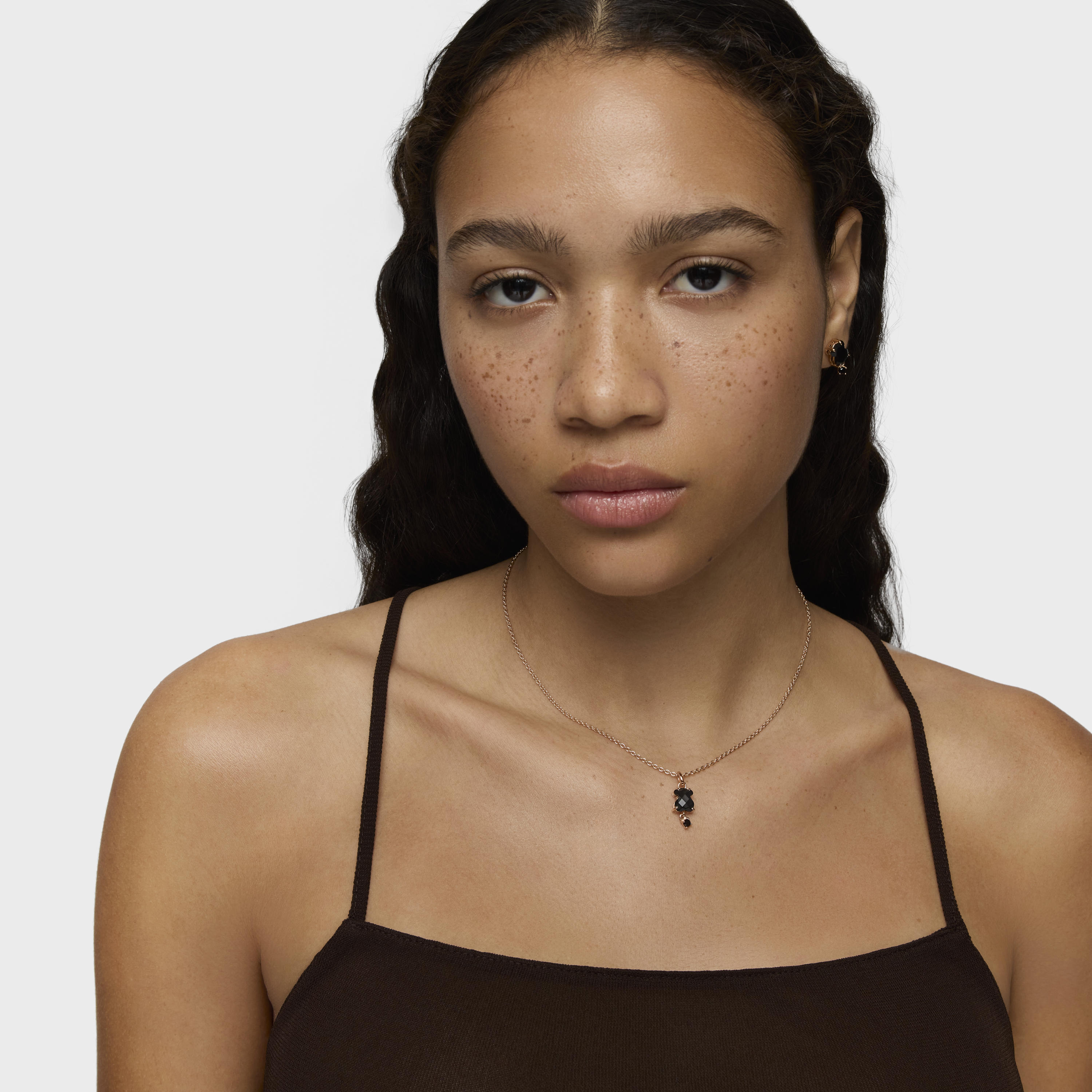 Rose 18K gold vermeil Erma Necklace 