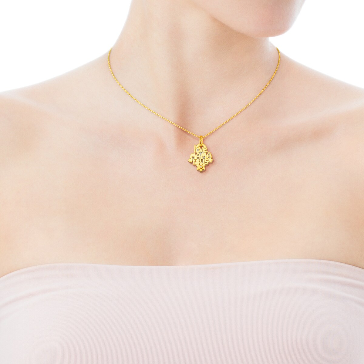 Gold TOUS Mama Pendant