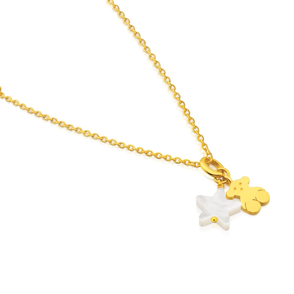 Collar TOUS Color con ba&ntilde;o de oro 18 kt sobre plata
