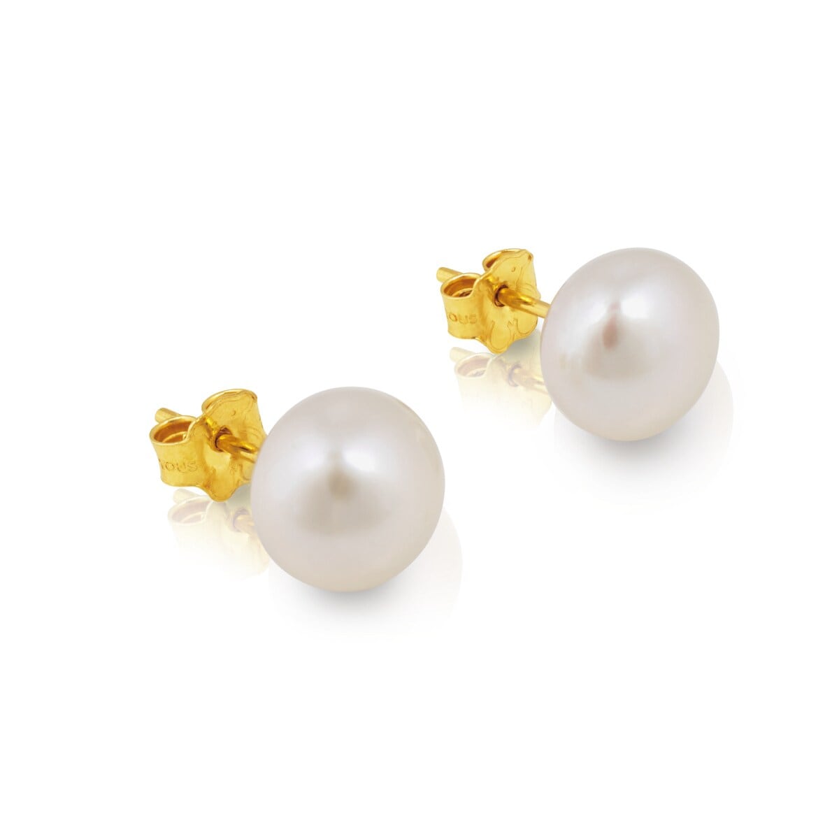 Gold TOUS Pearls Earrings with Pearls