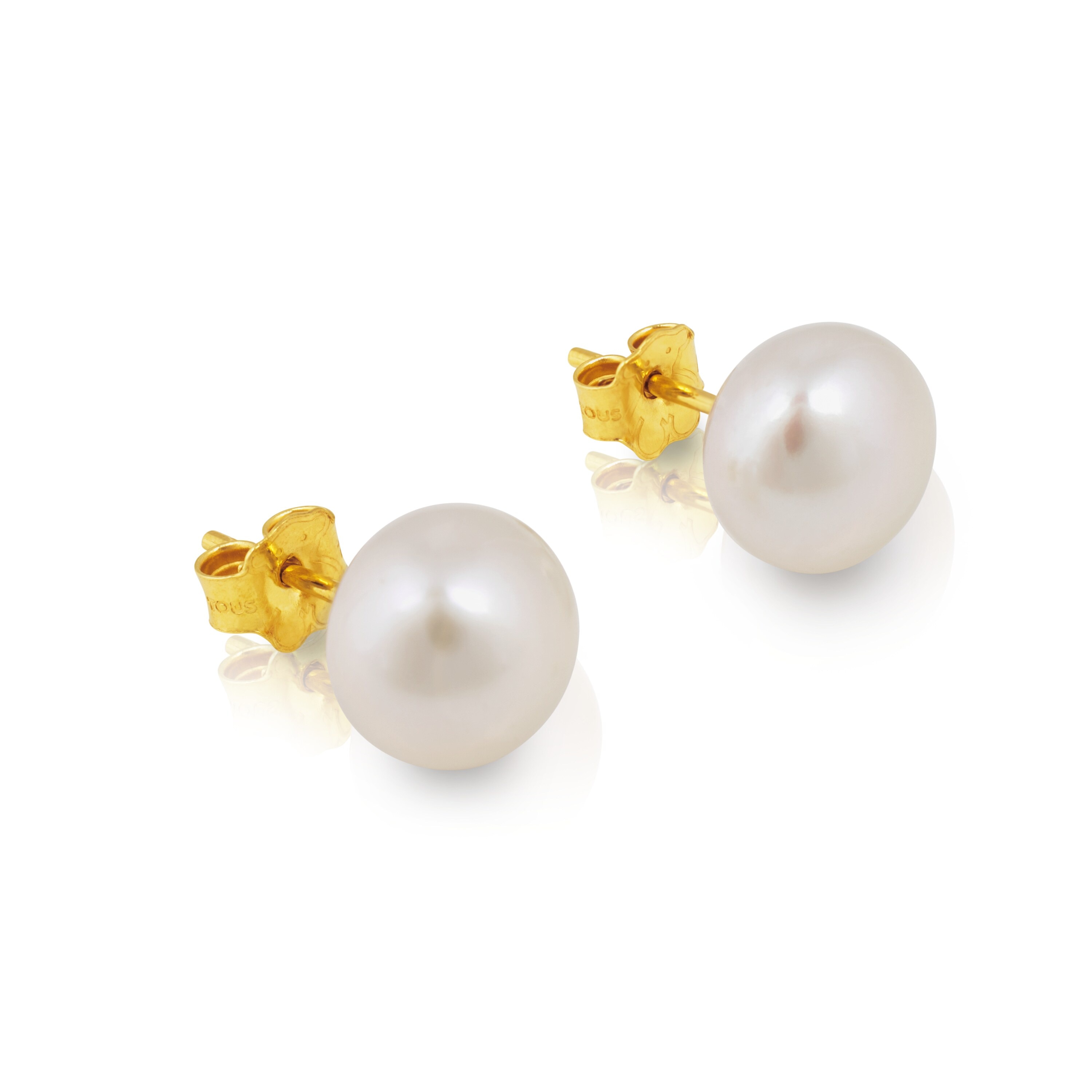 Gold TOUS Pearls Earrings with Pearls