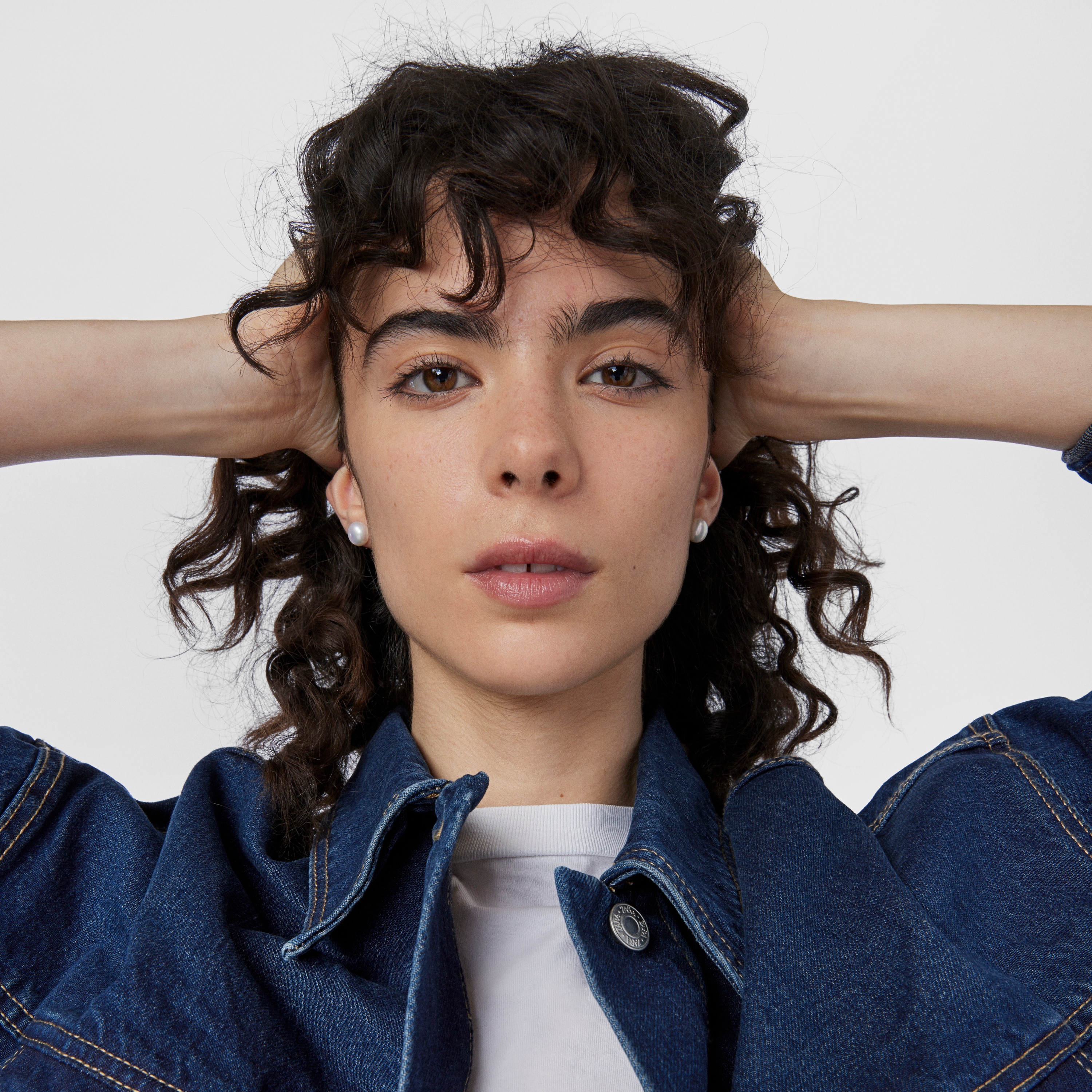 18K solid gold TOUS Pearls Earrings with Pearls