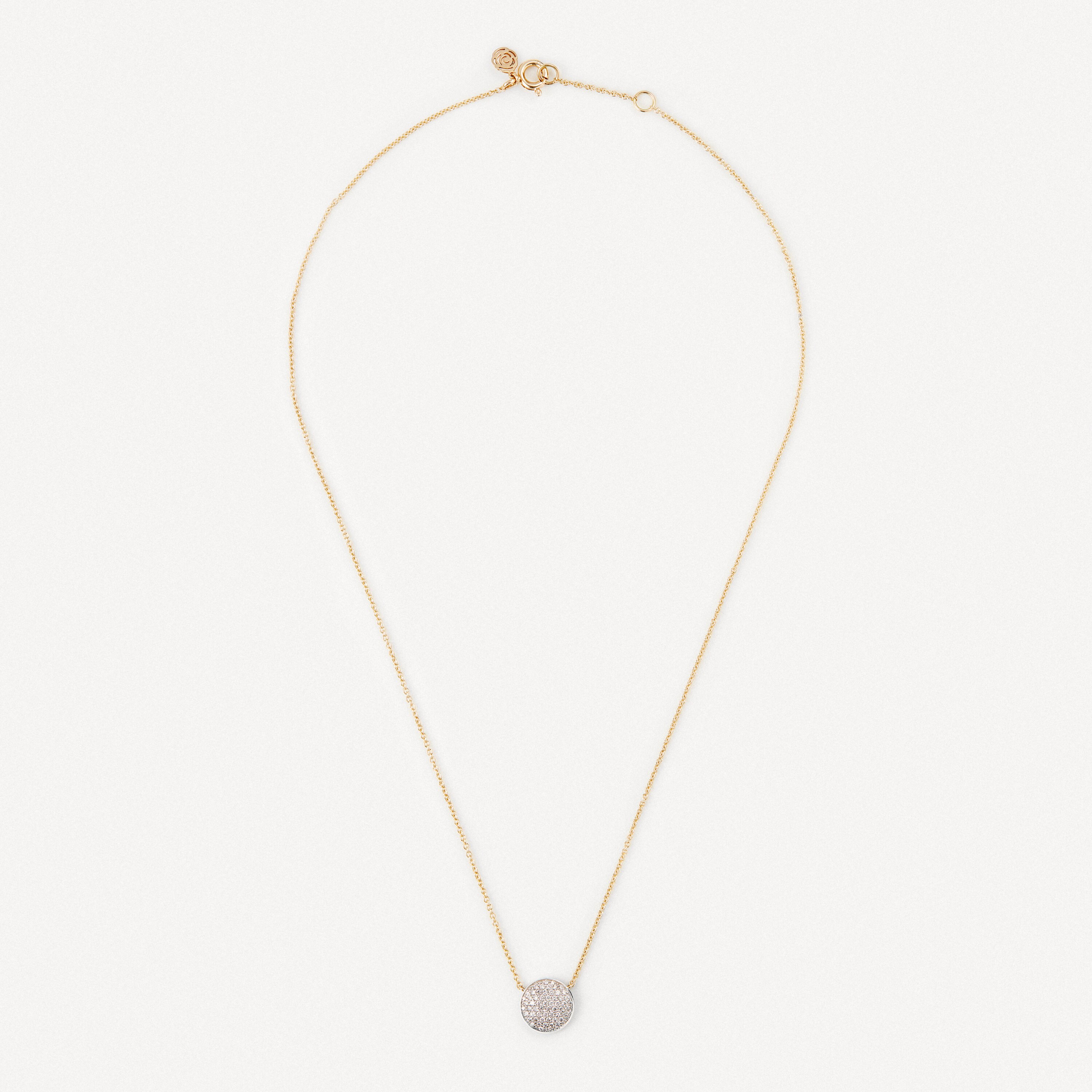 Necklace in gold and white gold with diamonds TOUS ATELIER