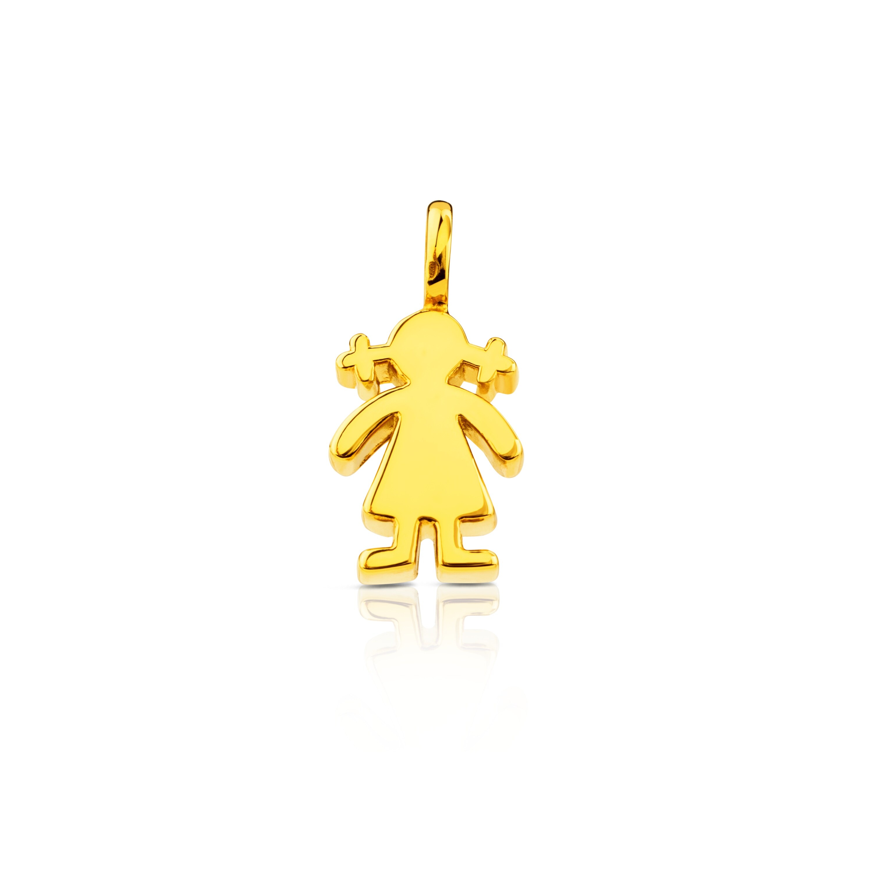 TOUS Sweet Dolls K18ペンダントトップ オリジナルポーチ付き 18K Solid Gold Sweet Dolls Pendant Girl motif | TOUS