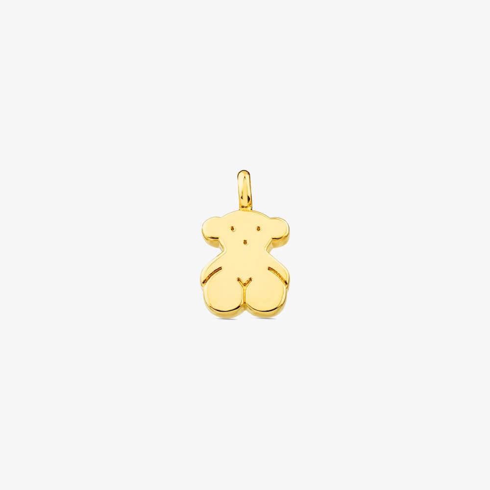 18K solid gold Sweet Dolls Pendant Bear motif