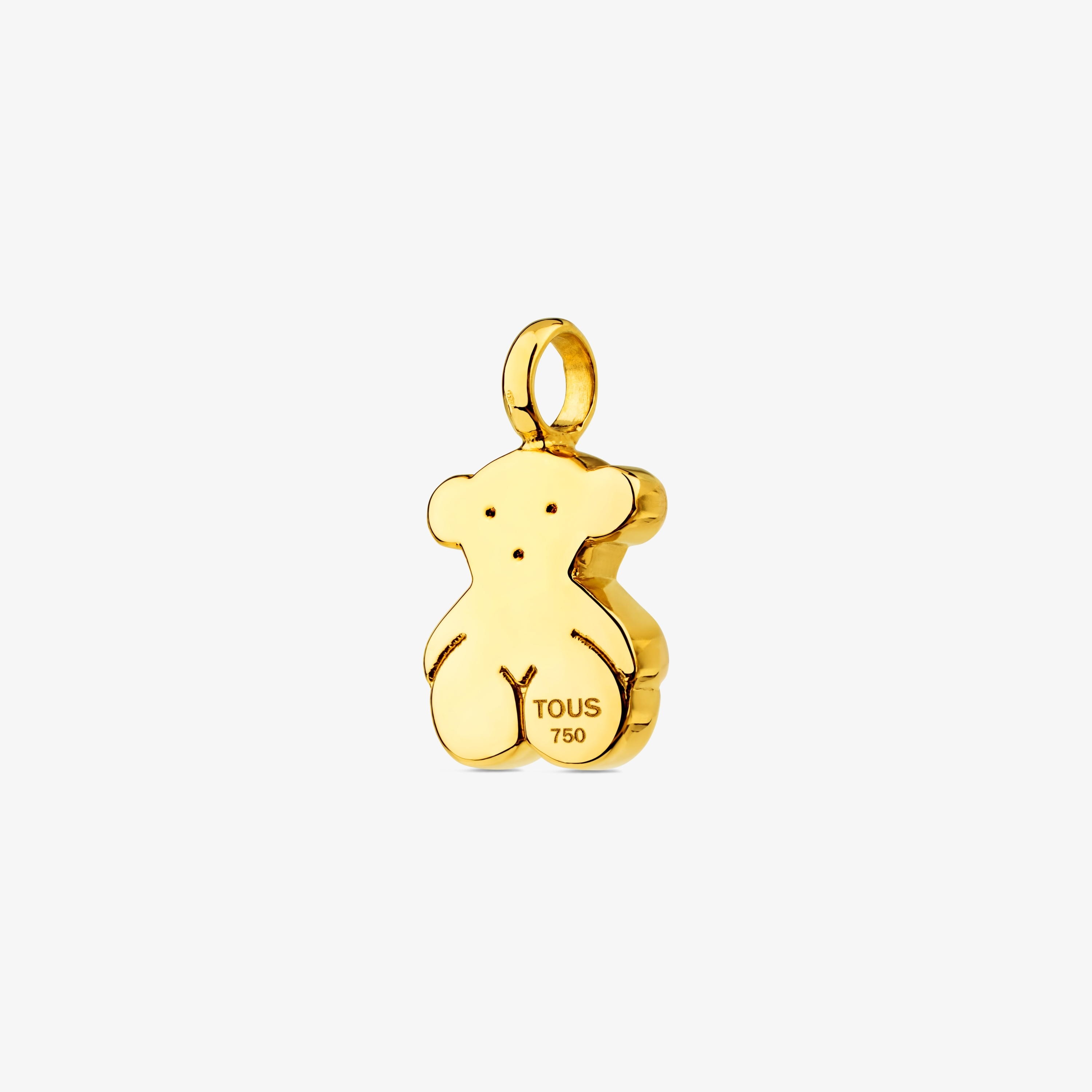 18K solid gold Sweet Dolls Pendant Bear motif