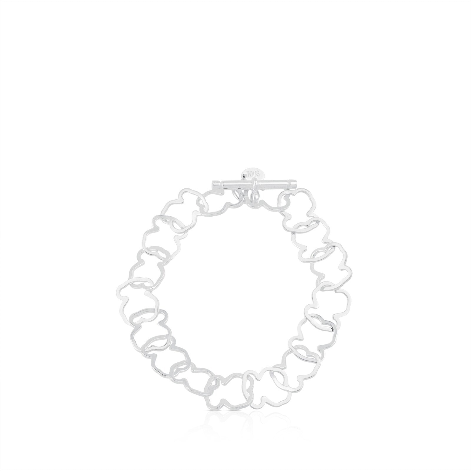 Silver TOUS Carrusel Bracelet 19cm.