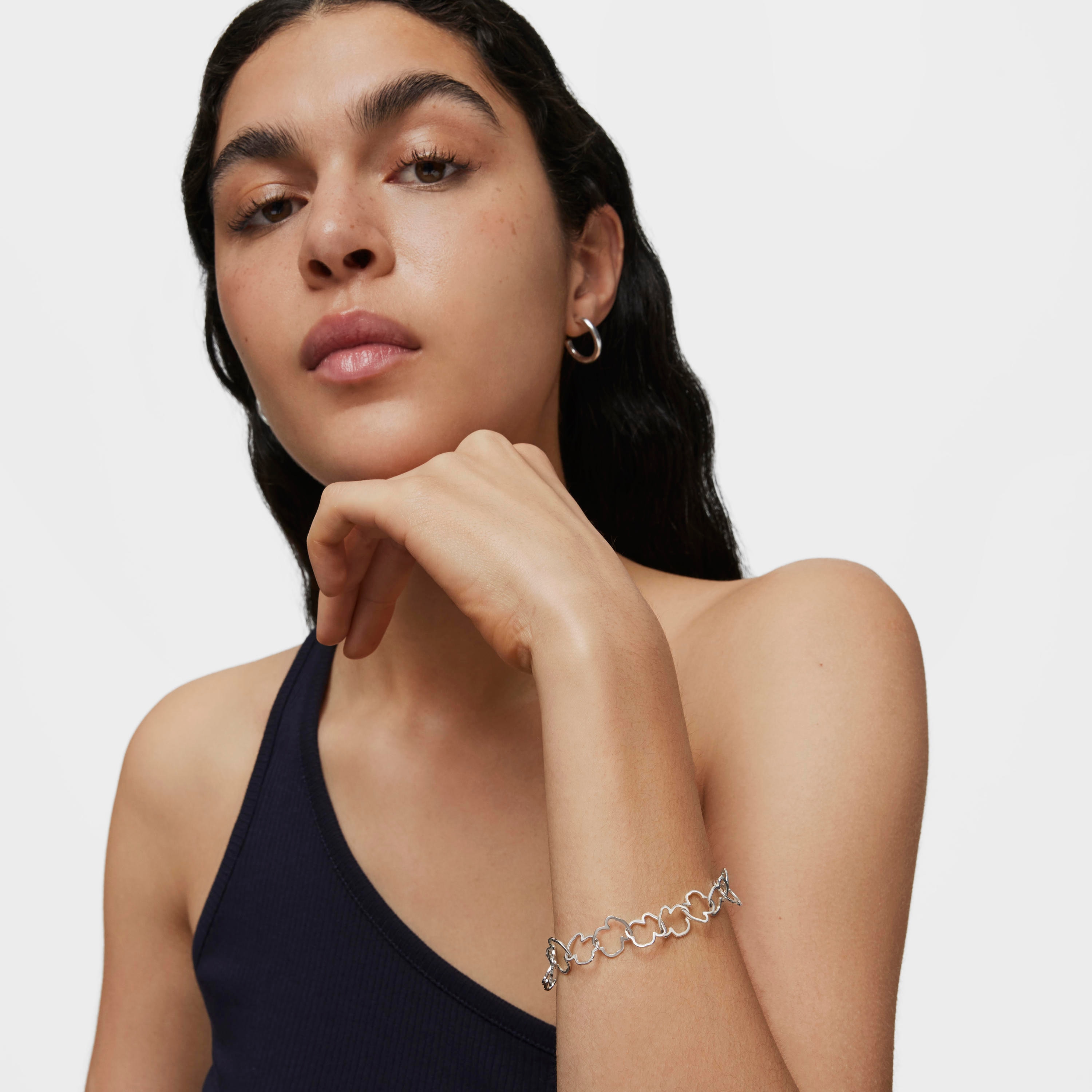 Silver TOUS Carrusel Bracelet 19cm.