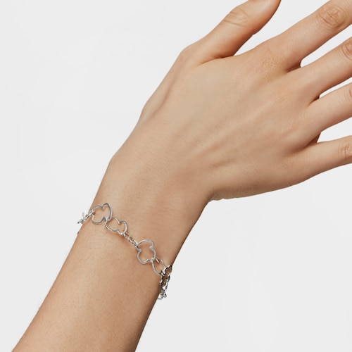 Silver TOUS Carrusel Bracelet 19cm