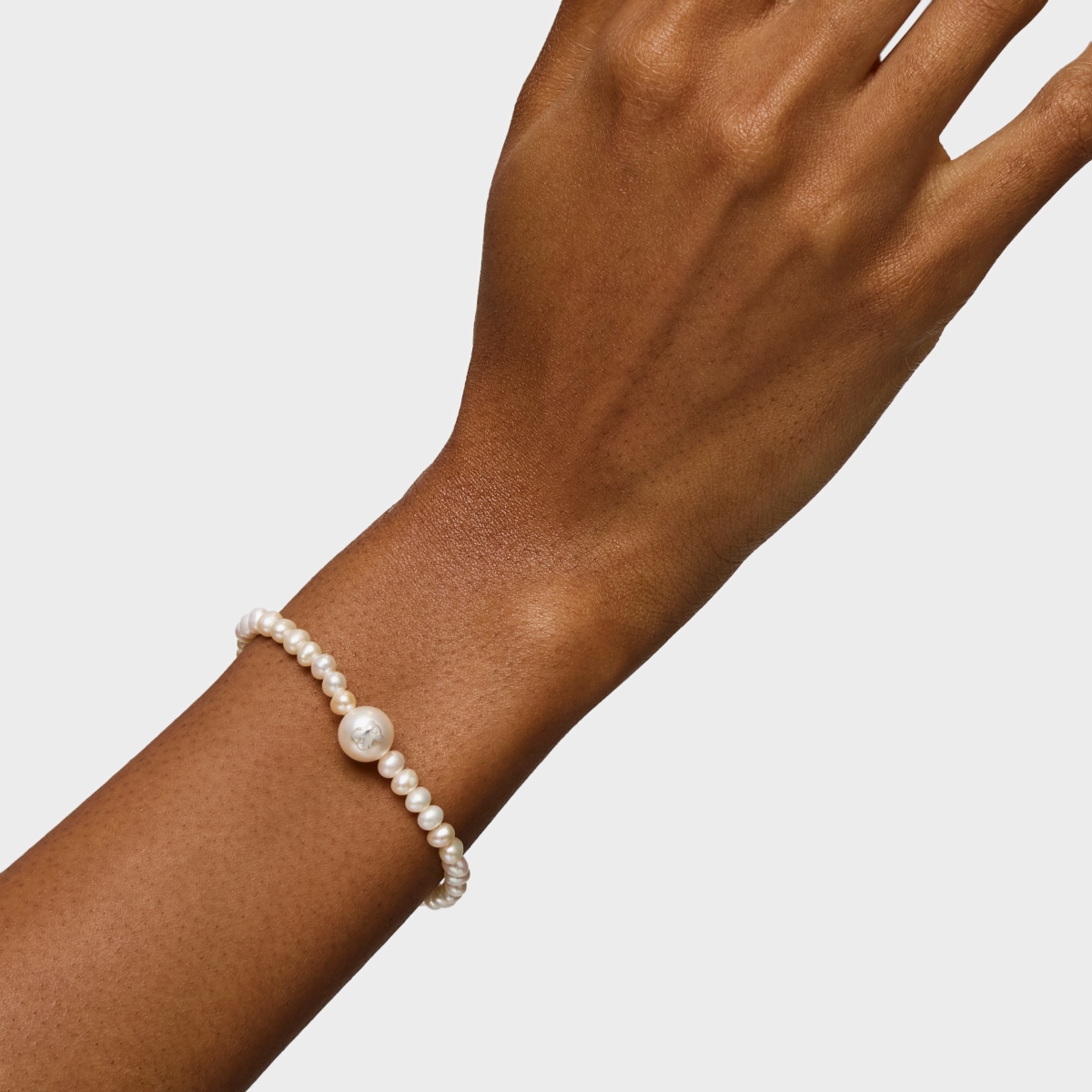 Silver TOUS Sweet Dolls Bracelet with pearls