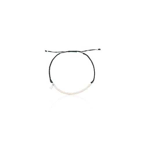 Silver TOUS Color Bracelet with pearls