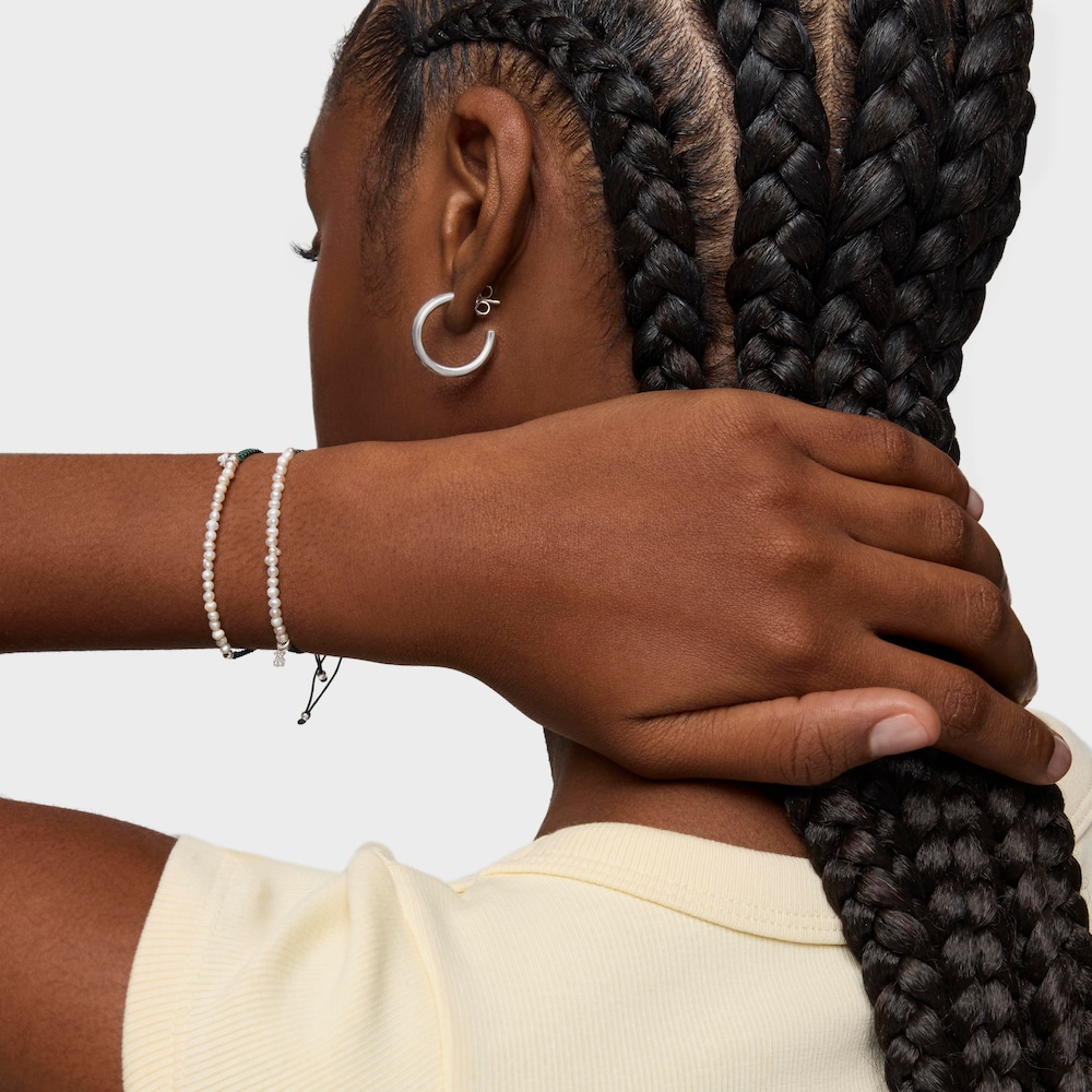 Color - Bransoletka Tous z zielonego sznurka z perłami