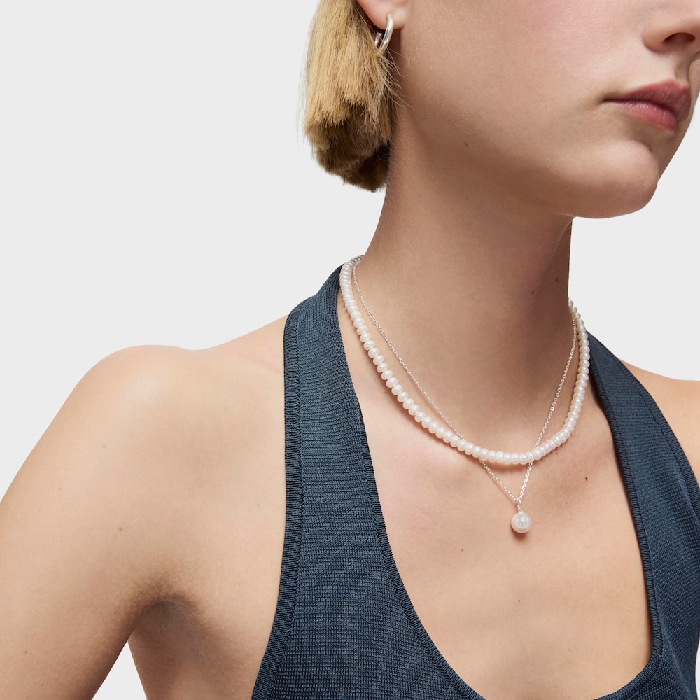 Collar de plata con perla cultivada Sweet Dolls