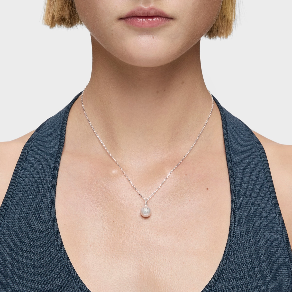 Silver TOUS Sweet Dolls Necklace with pearls