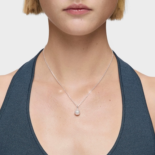 Silver TOUS Sweet Dolls Necklace with pearls