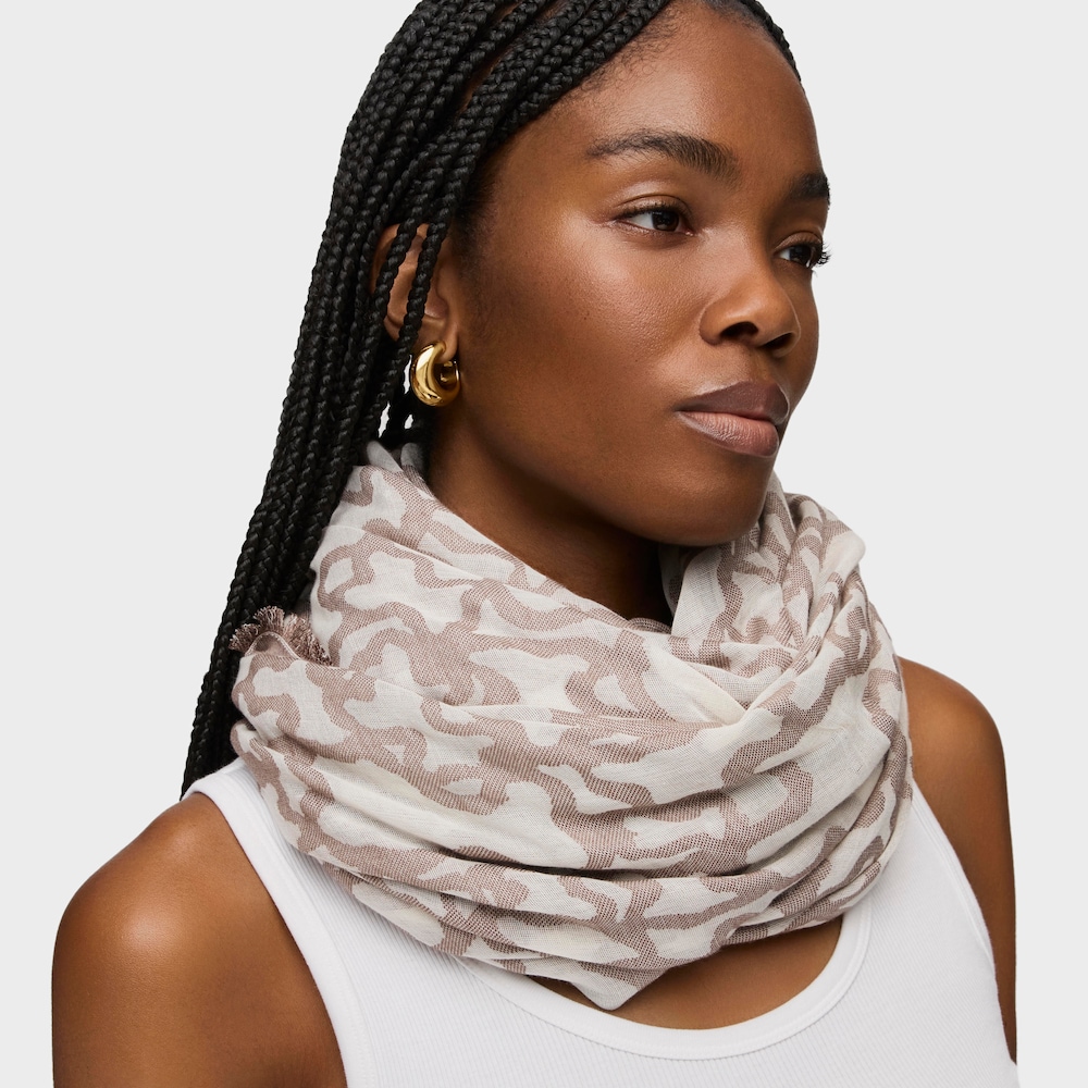 Foulard Kaos en color piedra