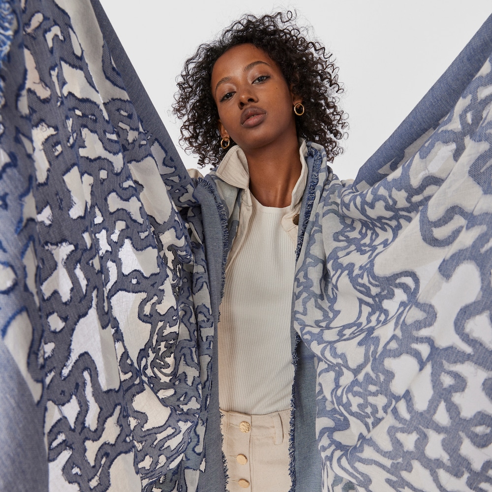Foulard Kaos en color jeans Foulard Kaos en color jeans