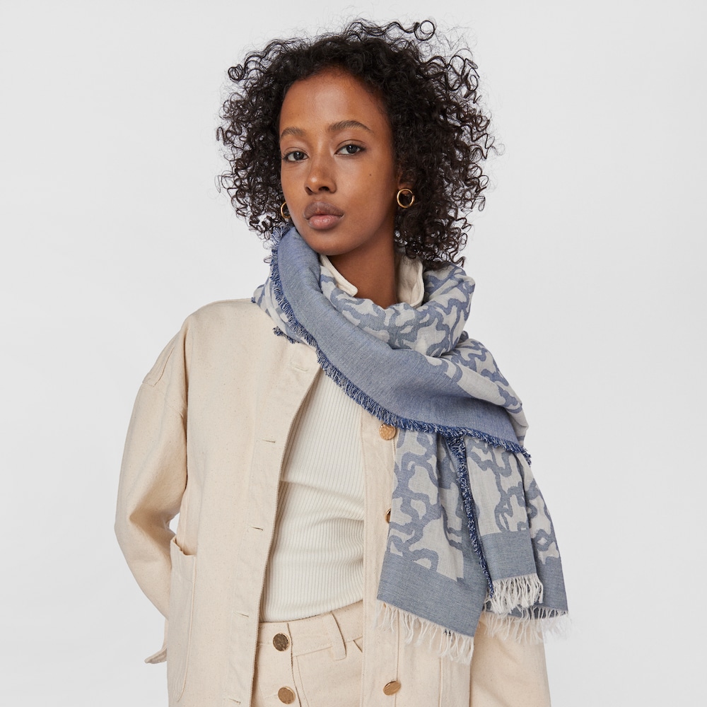 Foulard Kaos en color jeans Foulard Kaos en color jeans
