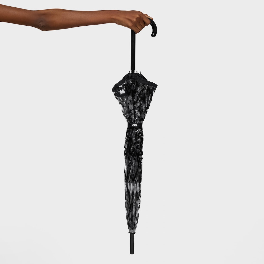 Paraguas grande Kaos transparente